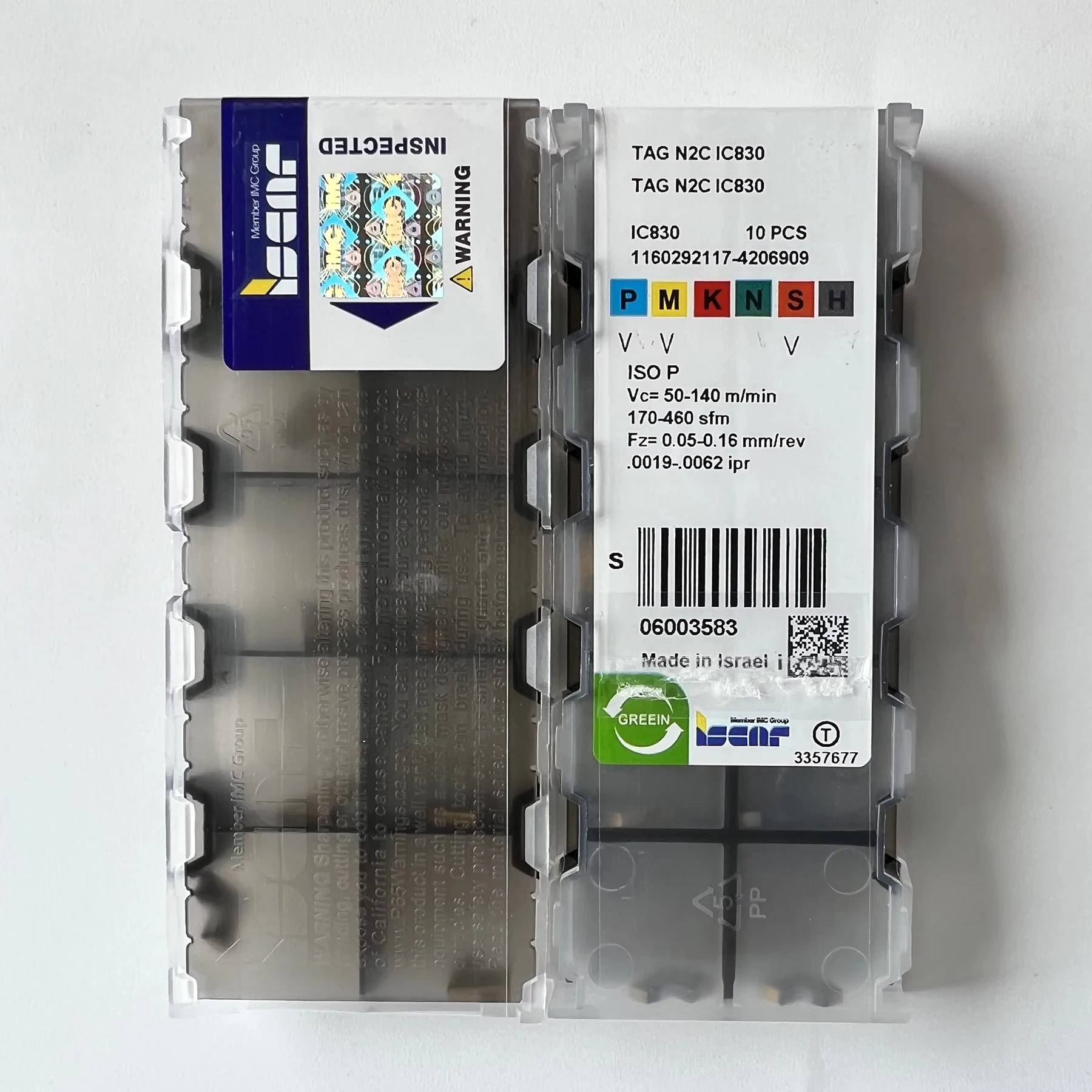 cnc precision part cutting tools solid carbide lathe cutting tool original lathe blade TAGN2C IC830 ISCAR carbide insert