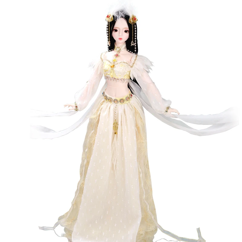 DBS Dream Fairy bjd doll 1/3  60cm 34 ball jointed body doll with handmade clothes for girls gift