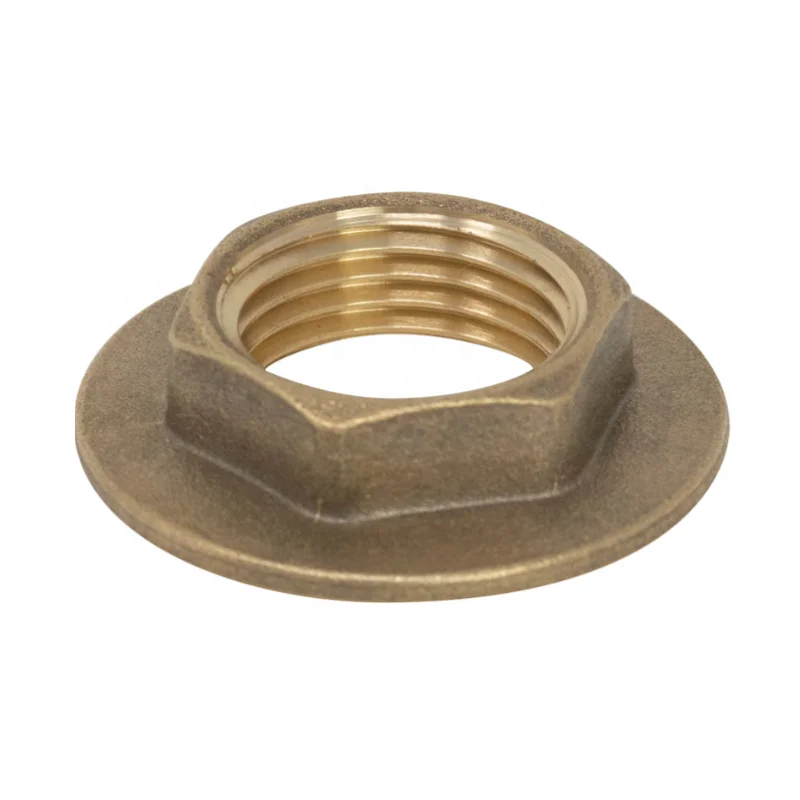 Free sample nickel plated brass cable gland  hexagonal lock nut for industry