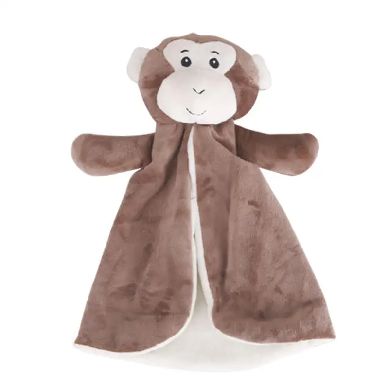 KSF Wholesale Custom Soft Baby Soothing Towel Plush Cute Animals Baby Boy Toy Baby Girls Security Blanket Children Toys