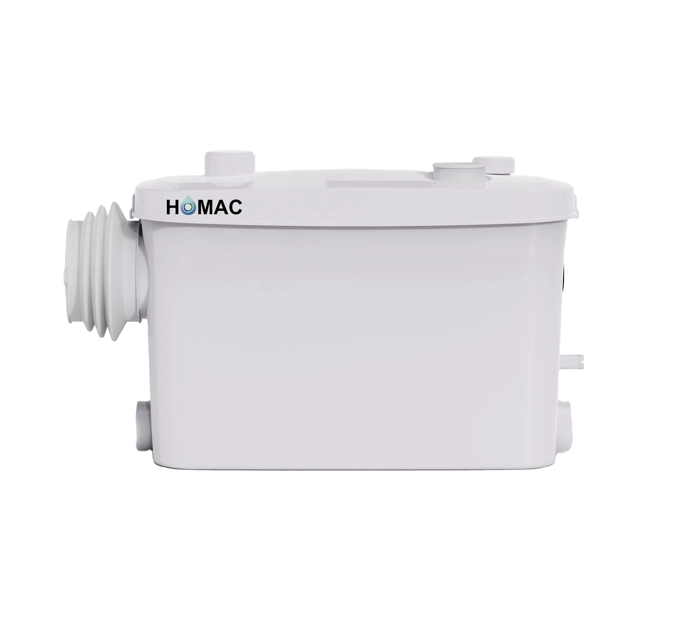 HOMAC 400-L2 (3 in 1) wall hung toilet &washing machine waste water macerator pump