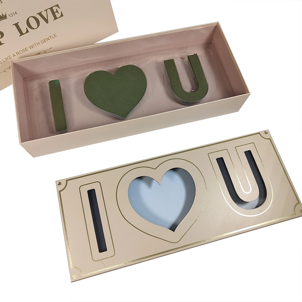 Cardboard Rose Eternal Soap Paper Wholesale Custom Luxury Packaging Gift I Love You Flower Box