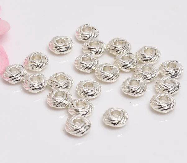 wholesale good price 14k gold twist small gold beads DIY jewelry accessories necklace bracelet spacer beads