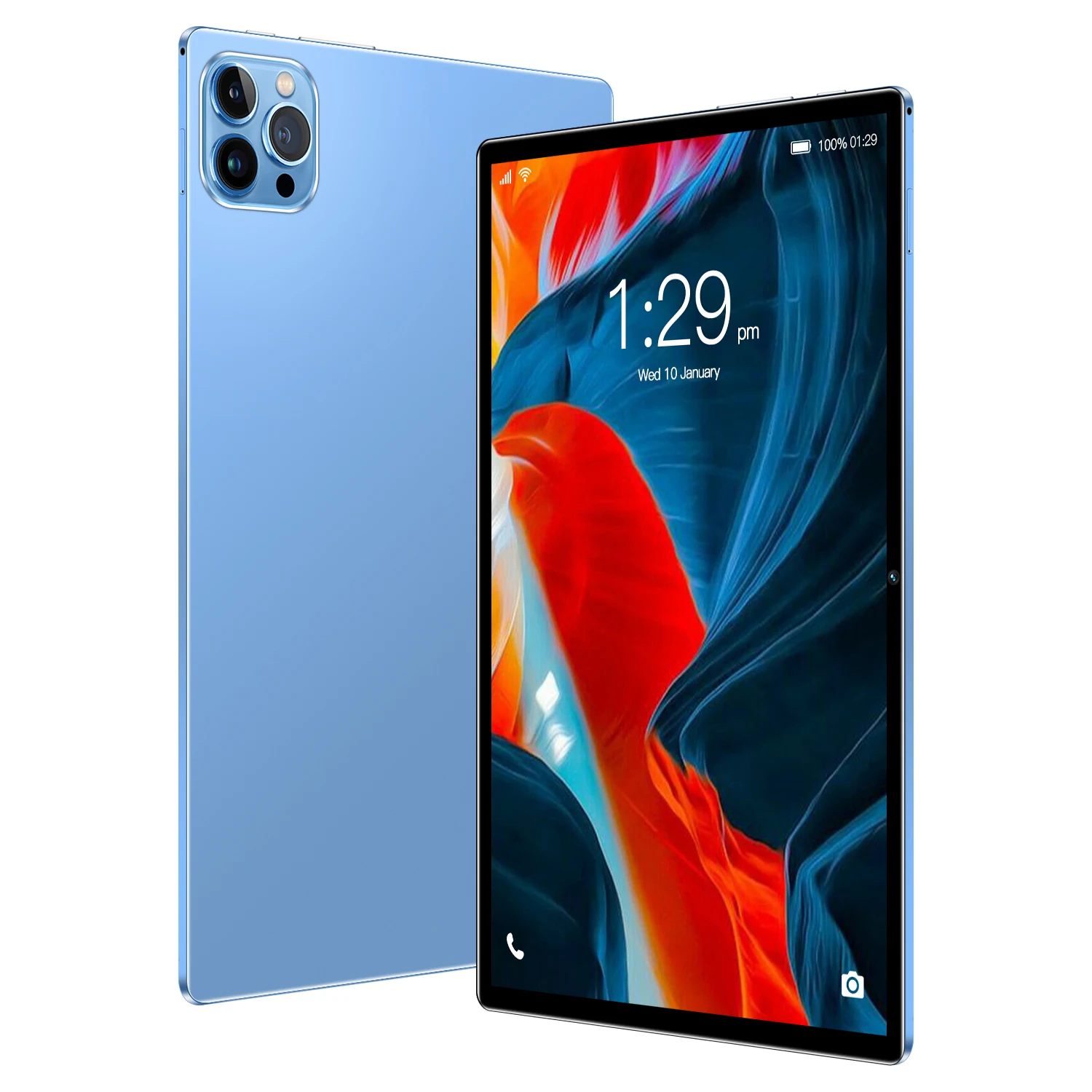 128G Tablet PC Android 12.0 10 Inch Octa Core Dual Sim Card GPS Business Students Education Home Use Children Tablet