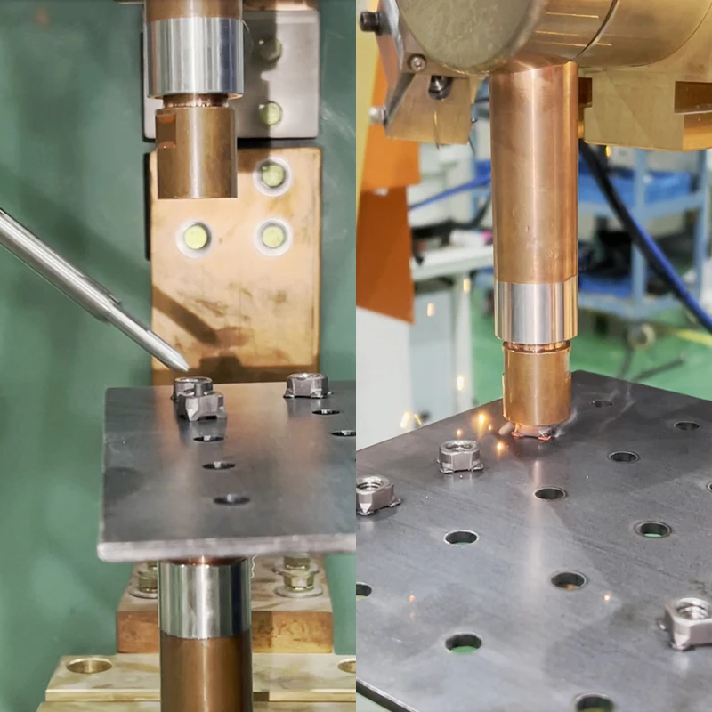 Agera Customized Automatic Nut Bolts Resistance Projection Spot Welding Equipment