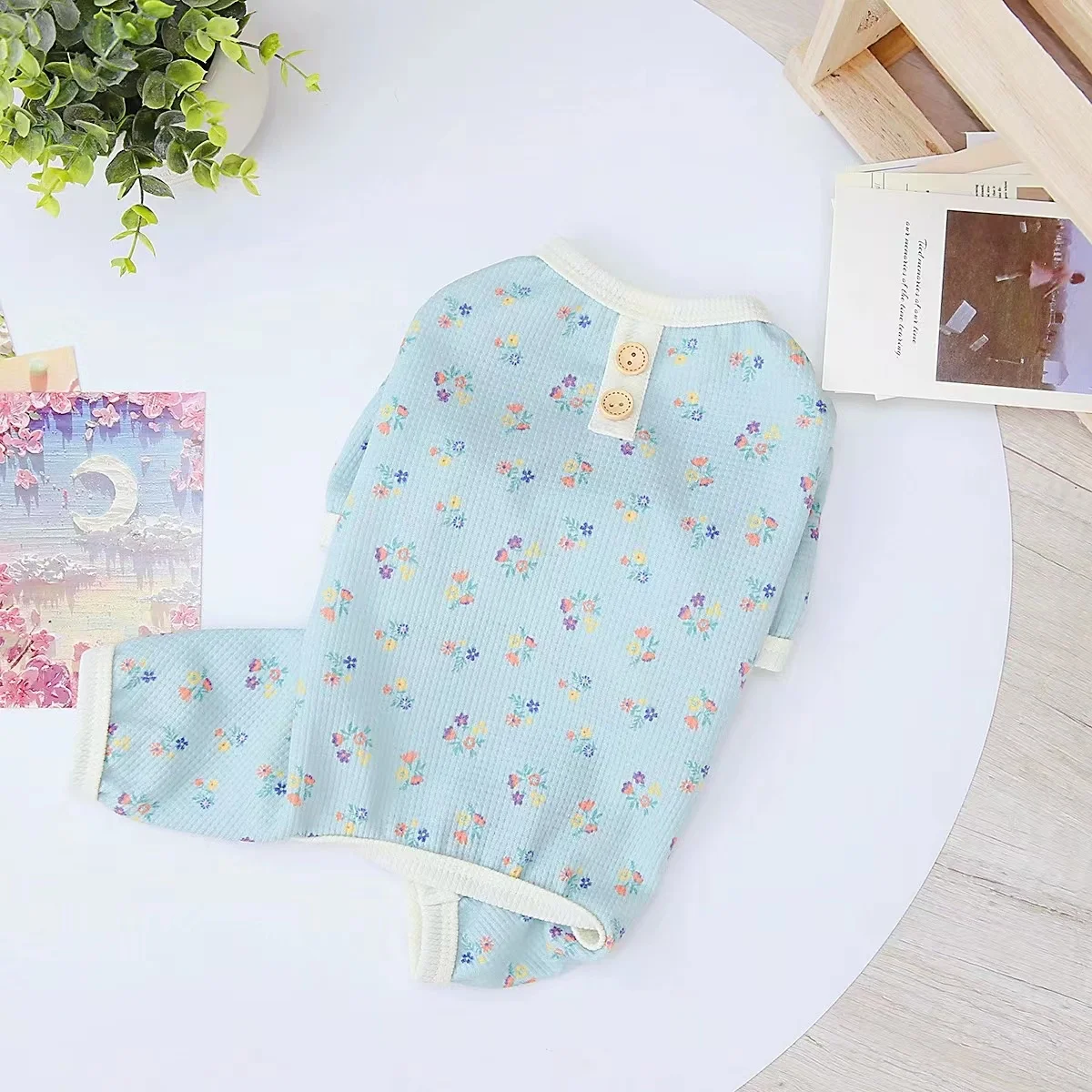Flowers Design Cute Pet Clothes For Dog Summer Cat Wear Clothes Bangkok Dog Clothes Dog Supplies Pet Accessories