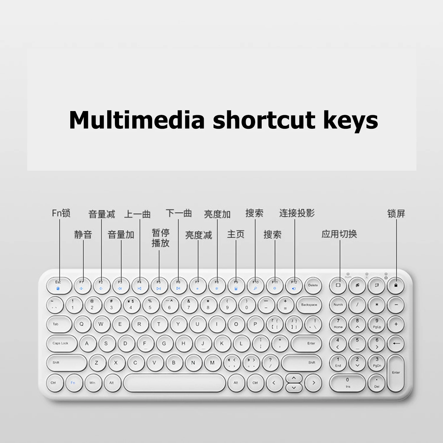 Kozh Custom Pink Color Office 2.4G Plug And Play Silent Keyboard and Mouse Wireless Combo For Computer