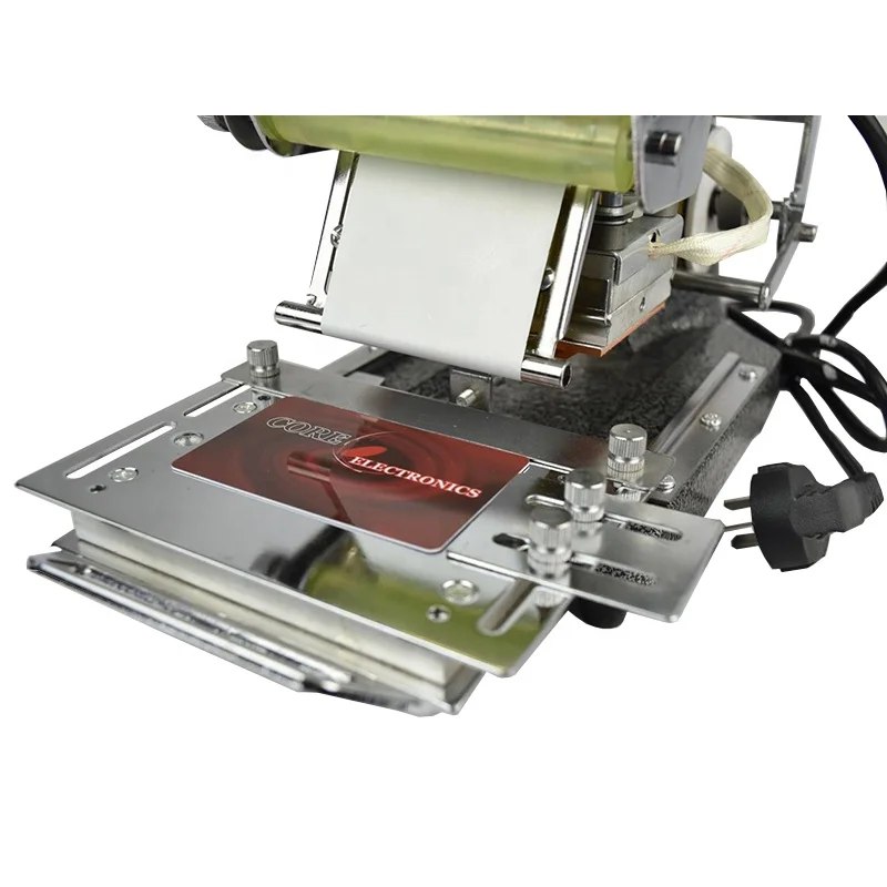 Hot Foil Stamping Machine Card Foil Logo Embossing for PVC Stamper