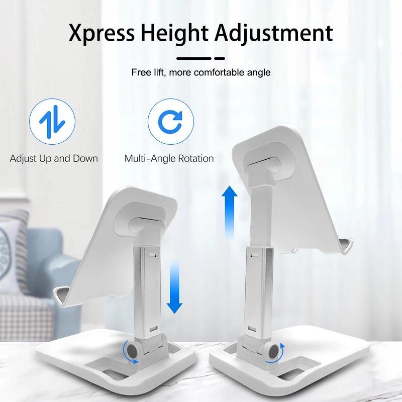 Adjustable Desktop Tablet Holder Table Cell Foldable Support Desk Mobile Phone Holder Stand for iphone 15 14 13