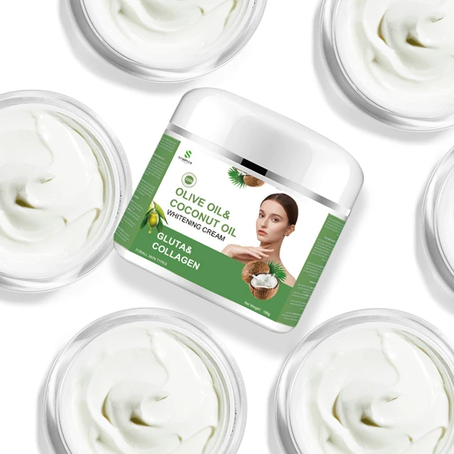 Manufacturer Wholesale Whitening Brightening Extra Virgin Coconut Oil Whitening Cream Face Care Cream
