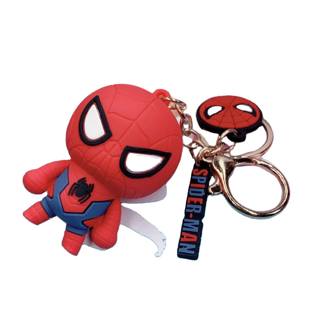 Soft Rubber 3D PVC Keychain Accessories Custom Movie Cartoons For  Giveaway Good Quality