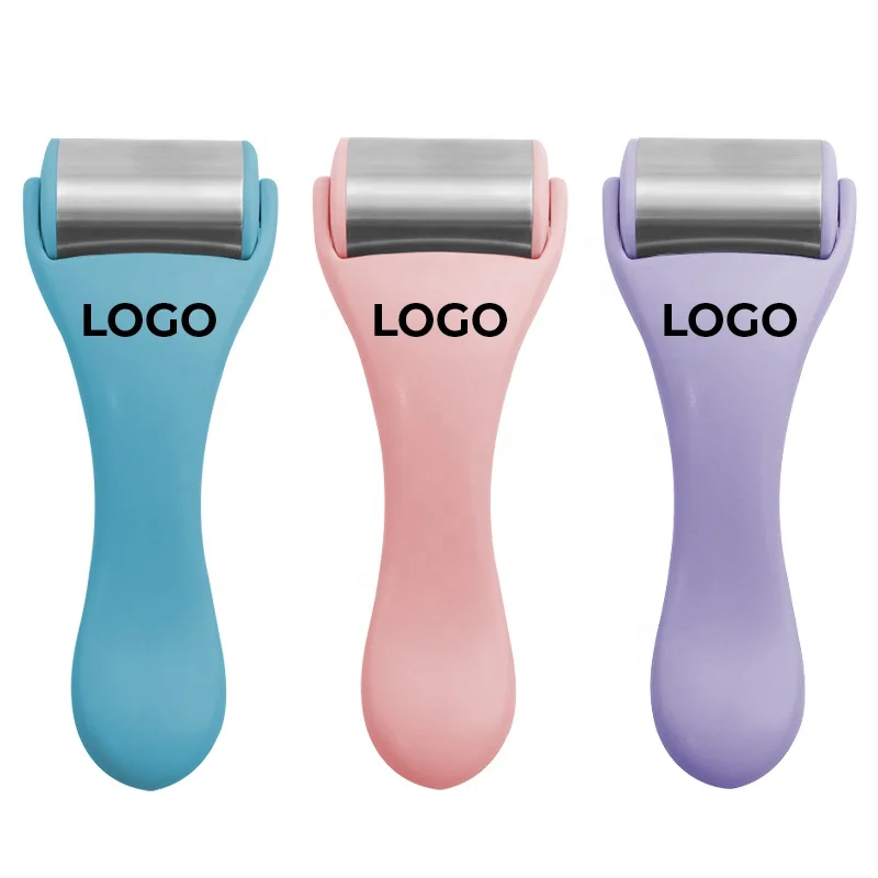Facial Care Appliances Stainless Steel Face Cooling Tool Ice Roller For Face Home Ice Face Roller With Gua Sha Roller