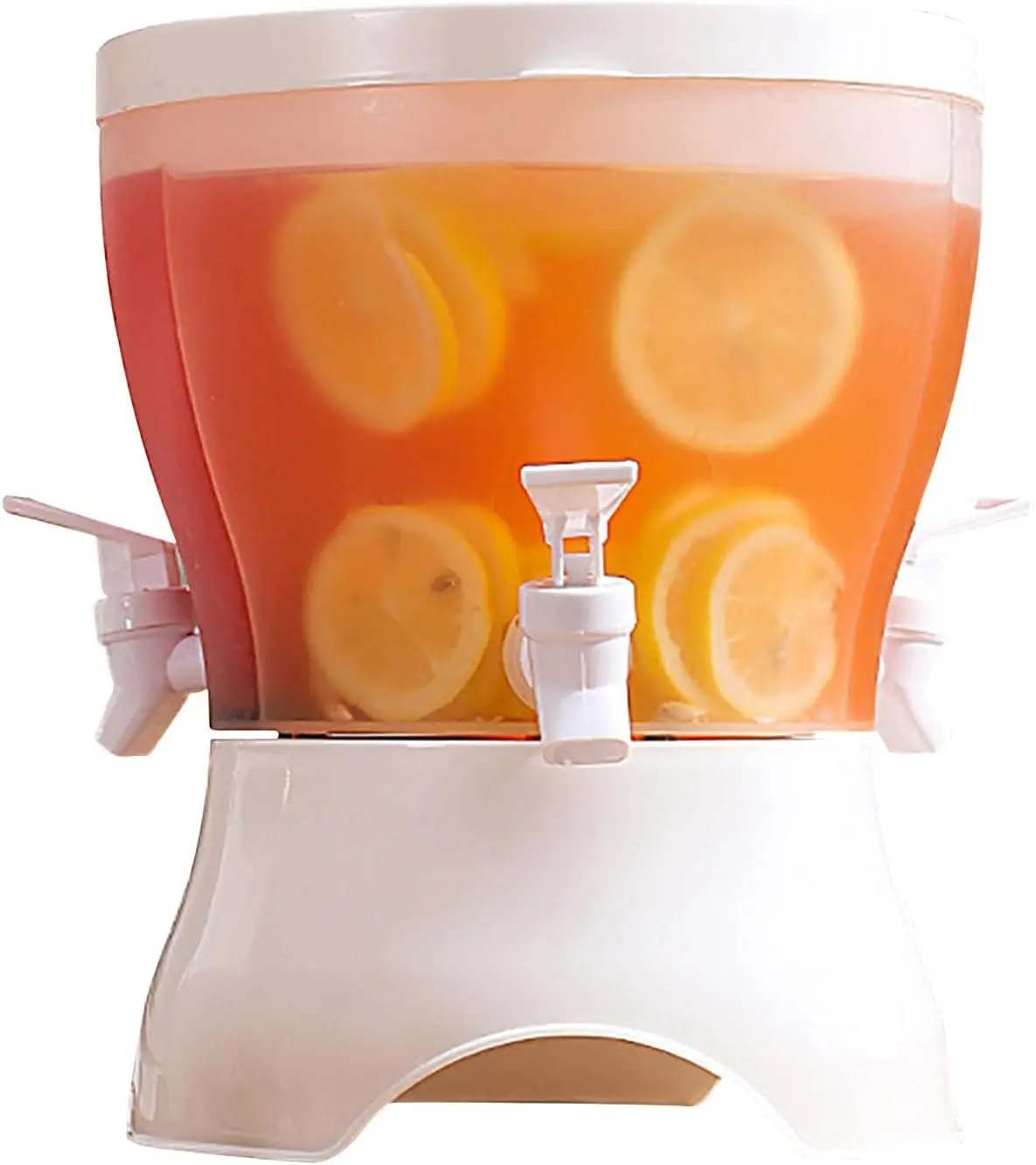 Hot sales Drinkware Container 3 Grids Lemon Juice Jugs Beverage Dispenser Water Jugs Cold Water Bottle Kettle Teapot With Faucet