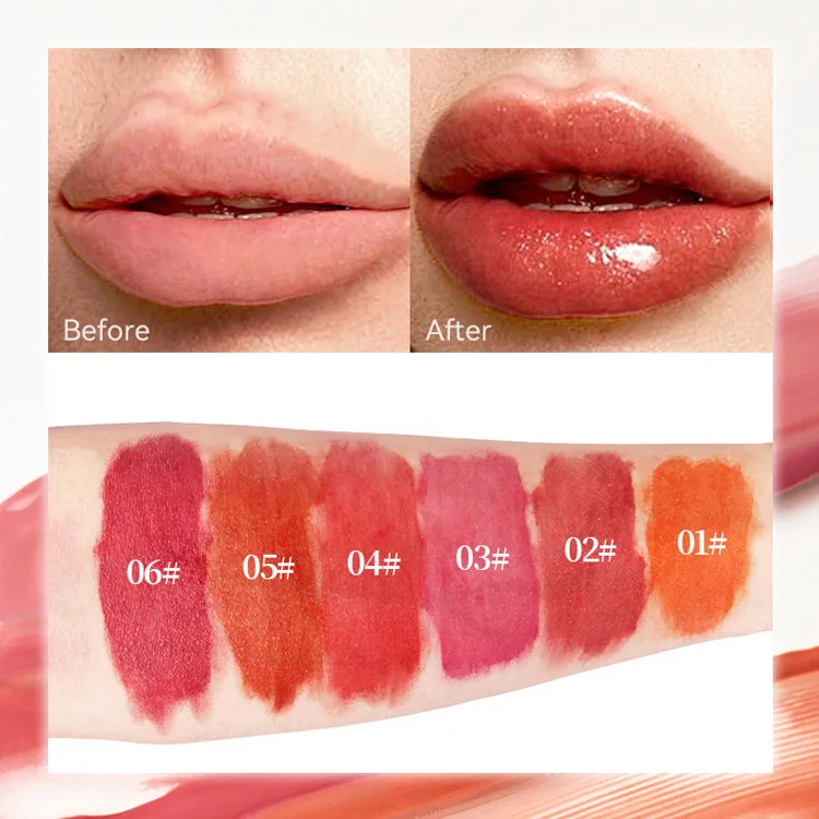 SHE LOVES New Product Lip care oil Moisturizing Nourishing Waterproof Mentha Fragrance Plumping Lips Chili Lip Glaze