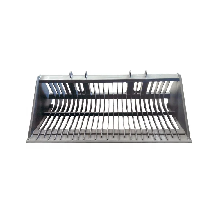 High Quality Rake Rock Bucket for Skid Steer Loader