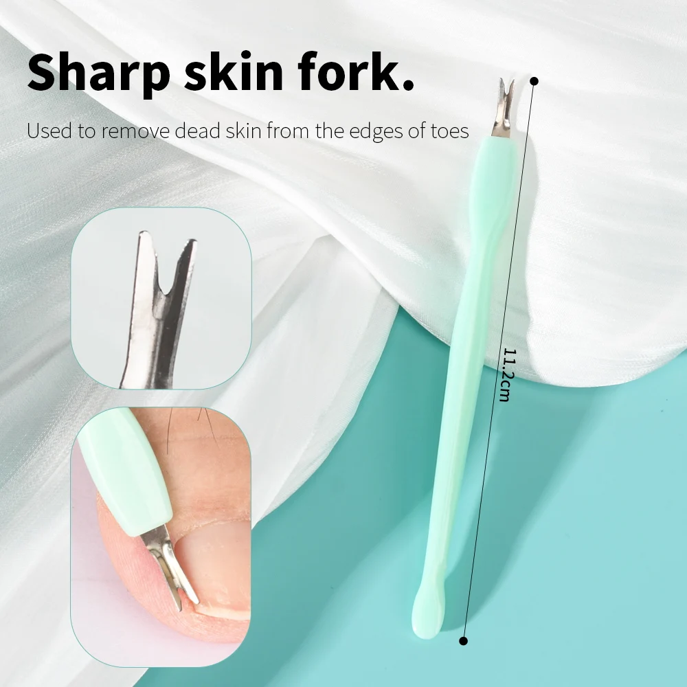 9-Piece Professional Home Manicure Pedicure Kit Callus Removal Foot Scrub and File Set for Nail Art and Beauty