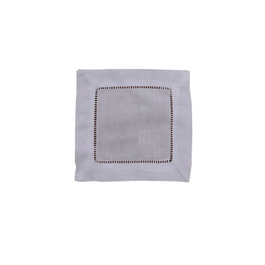 Полотенце laiwu, лучшее качество, белый цвет, льняная Коктейльная салфетка, коврик для места с hemstitch