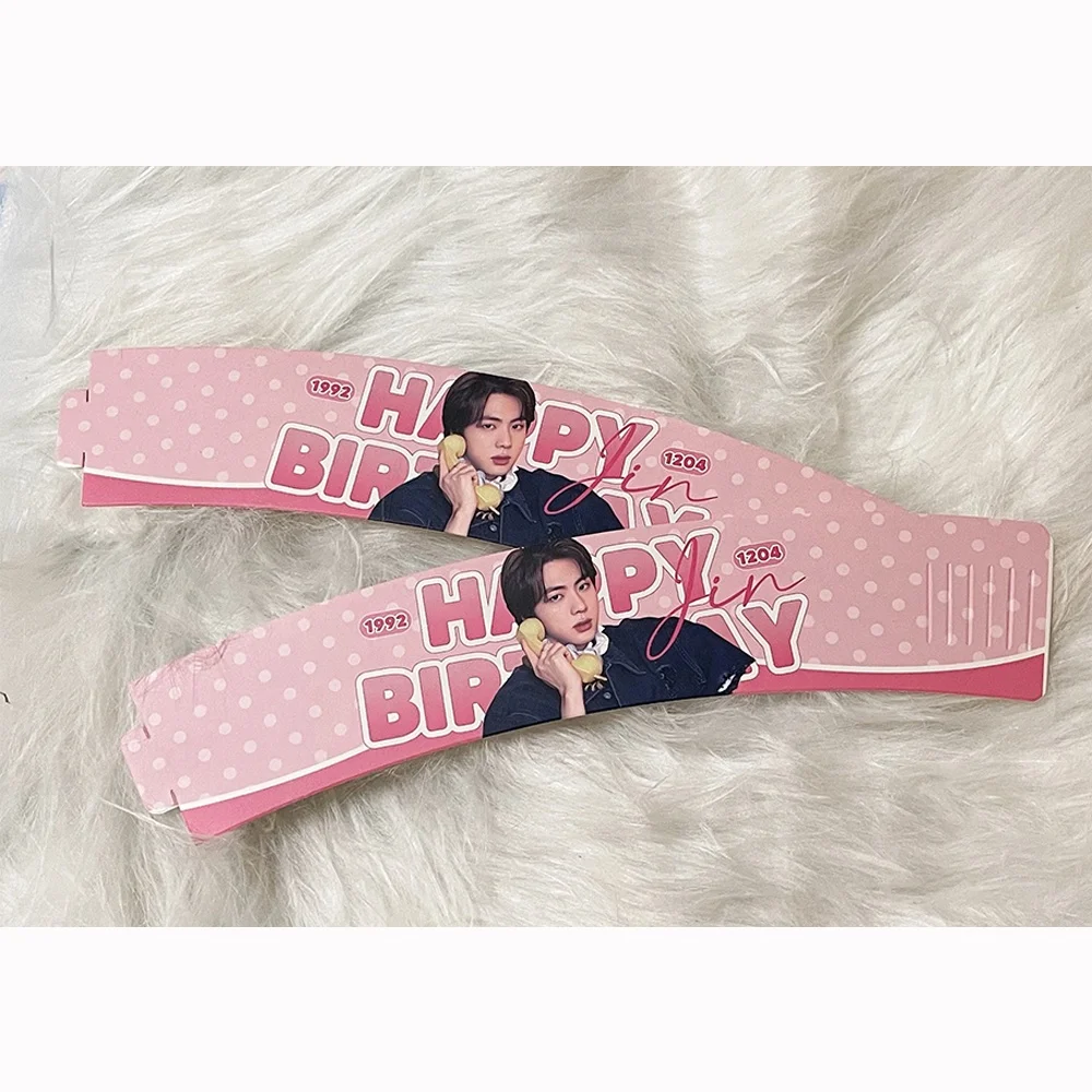 Kpop Custom Printing Pvc Transparent plastic cup sleeves with Gift Heat insulation cup holder kpop cupsleeve