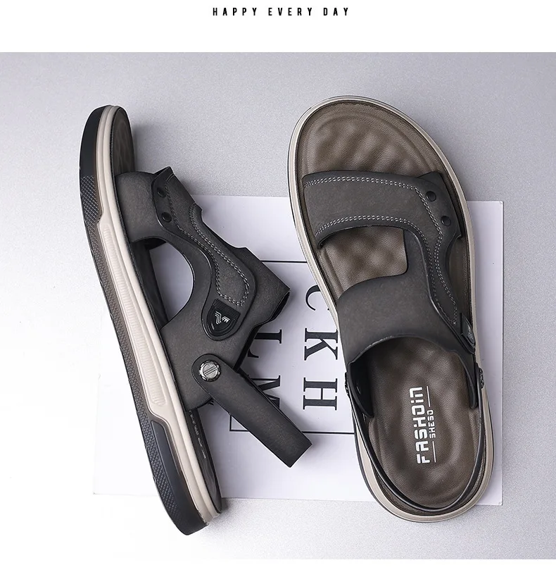 Professional Manufacturer Softness Hand Made Stitching Gulf Style Casual Comfort Footwear Arab Slipper Sandals For Man