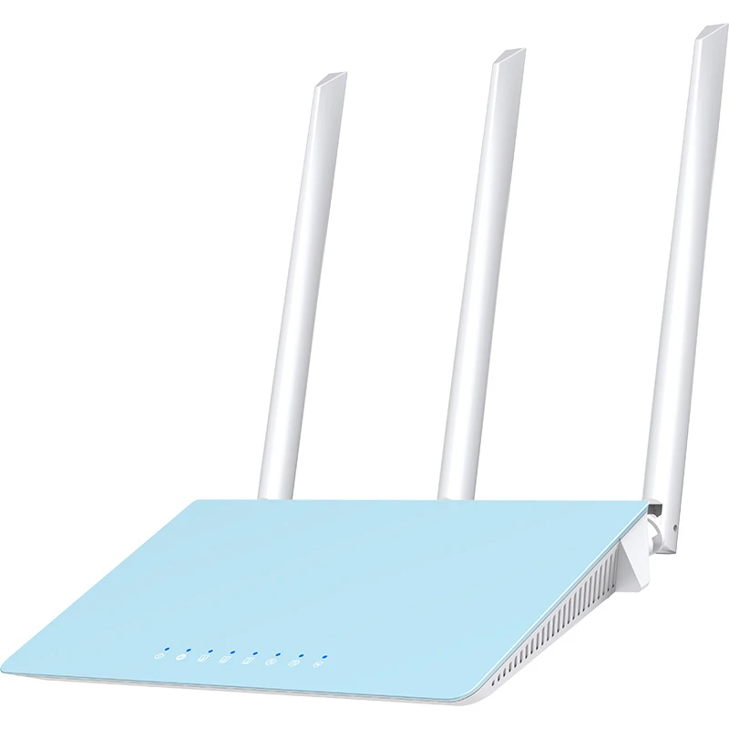 
1200Mbps Ethernet Routers 2.4Ghz 5.8Ghz Dual Band Wireless Home Wifi Router with External Antennas 