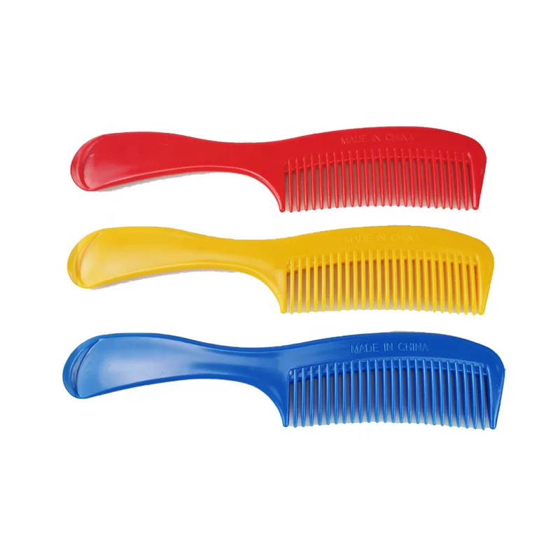 Attractive Price New Type  Three Color Disposable  High quality hotel hair plastic comb