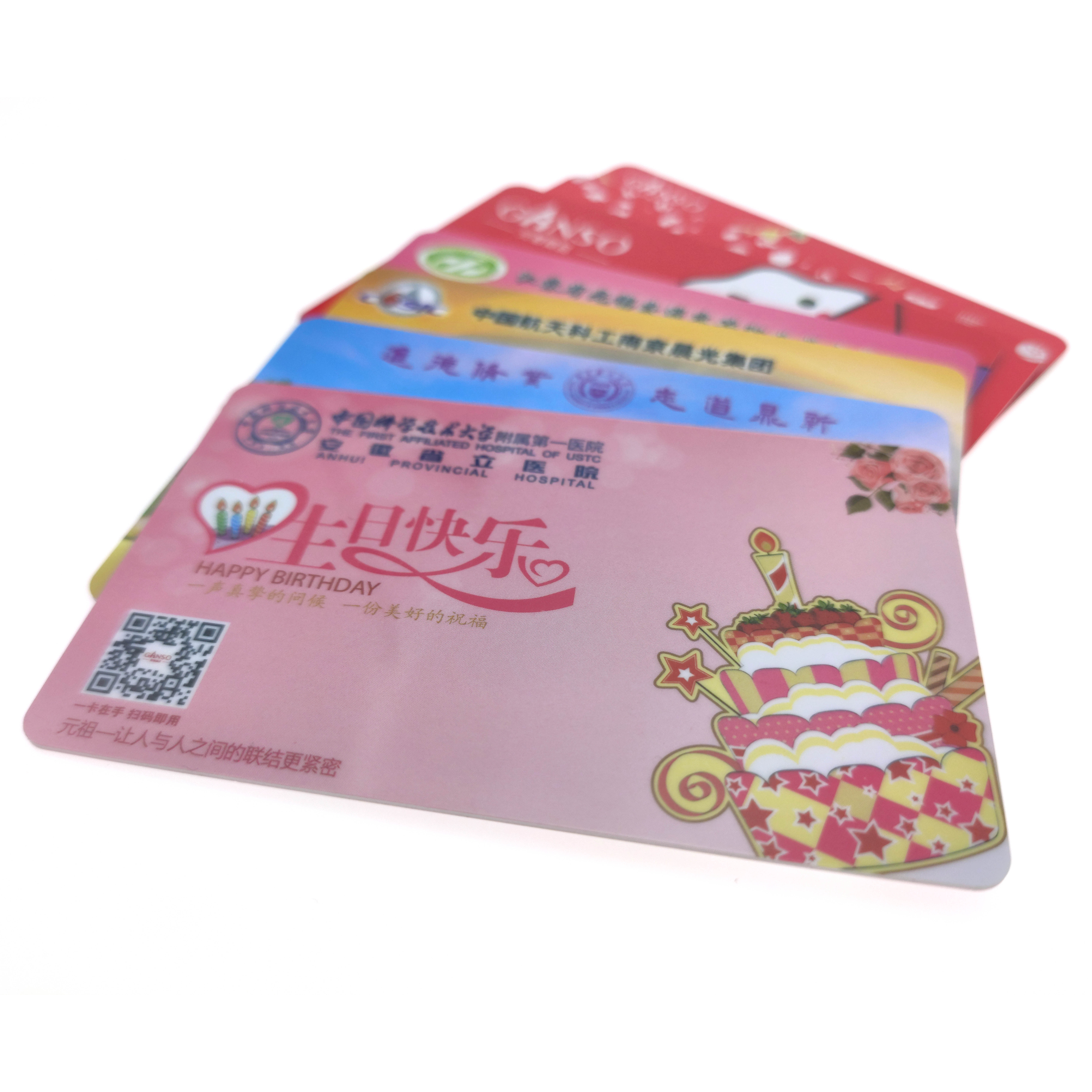 
Chinese Manufacturer Custom Magnetic Stripe Card PVC Gift Plastic Membership Card 