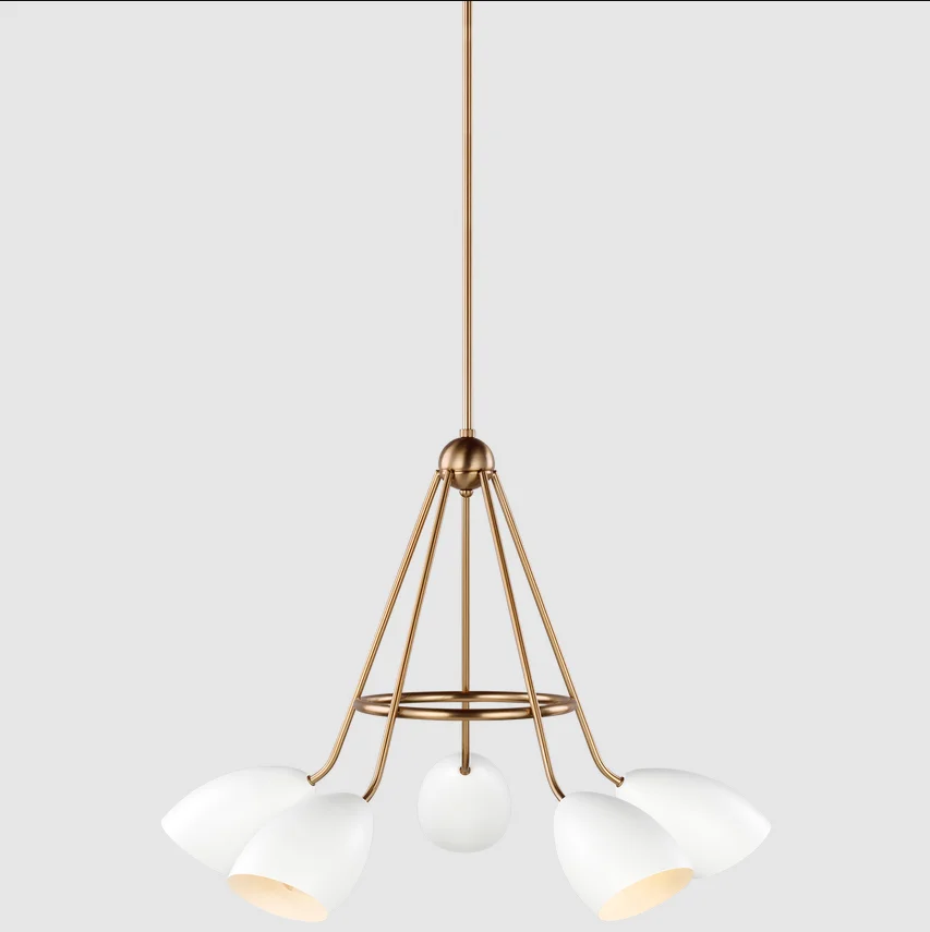 Nordic Minimalist Dining Room Pendant Light Industrial Farmhouse Metal Kitchen Island Lamp Ceiling Modern Chandelier