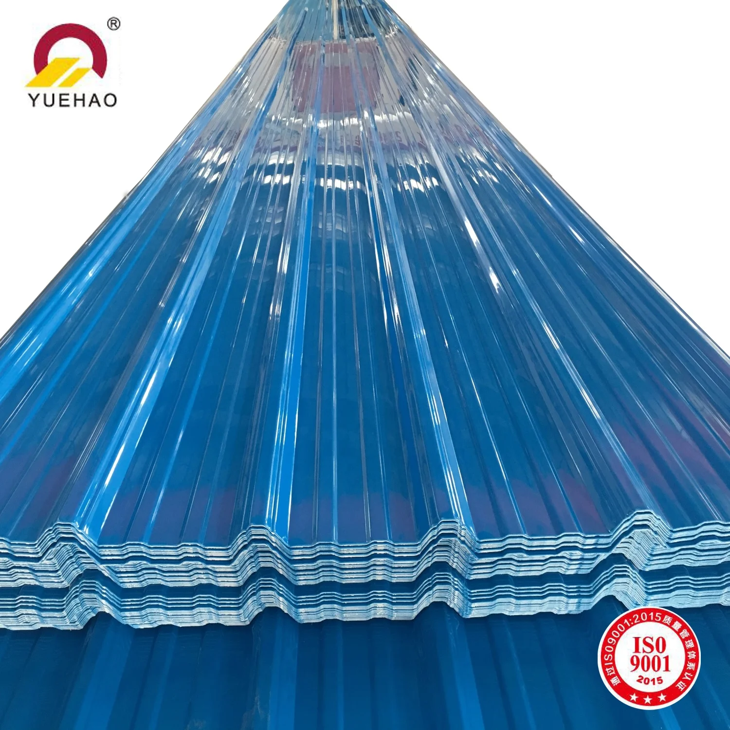 corrugated roof sheet plastic pvc roof tile anit UV roofing tile 2.0mm