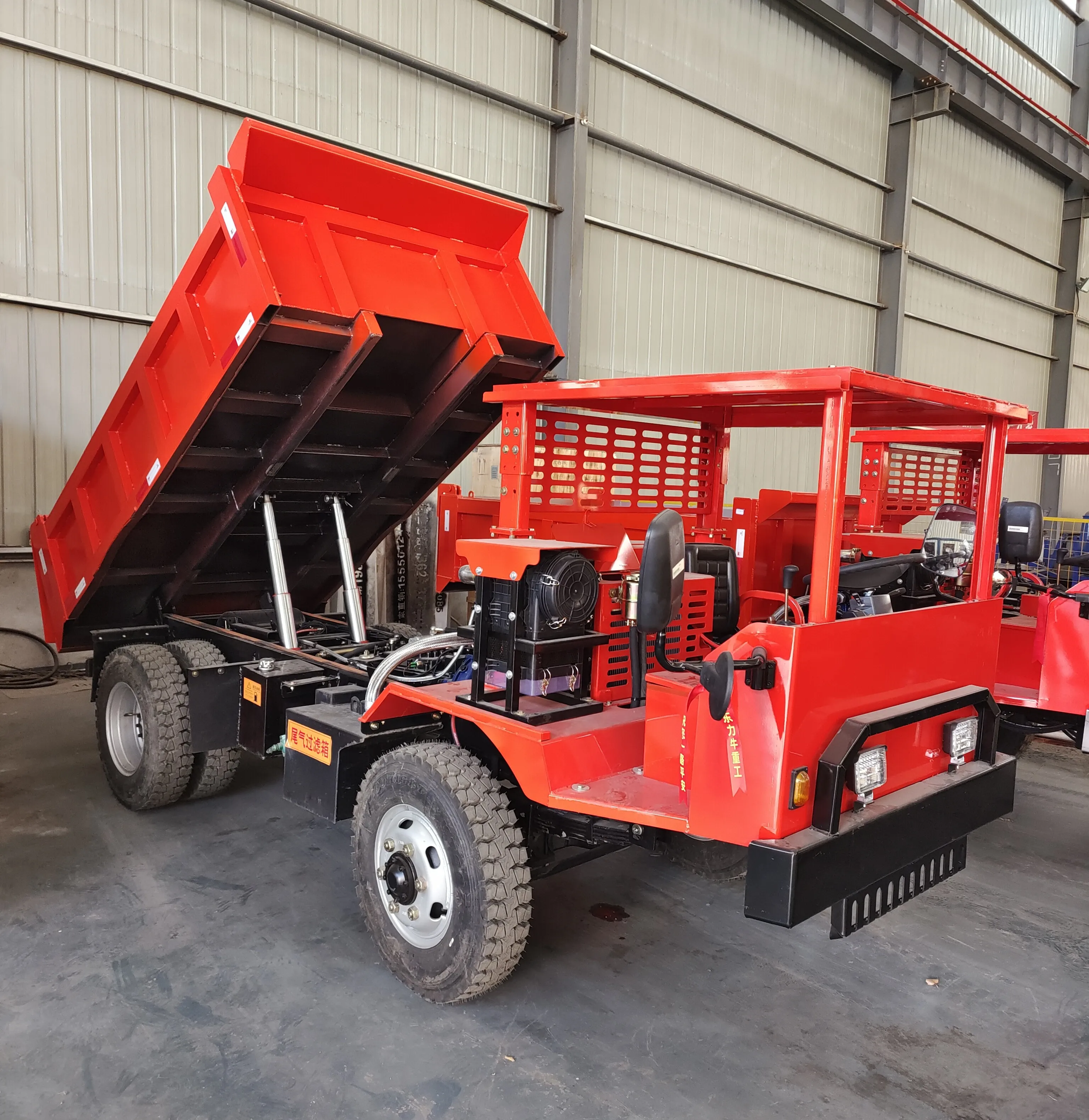 4Ton 6ton 8Ton  6 wheel 4x4 diesel underground mining dump truck 4 wheel drive cargo trucks