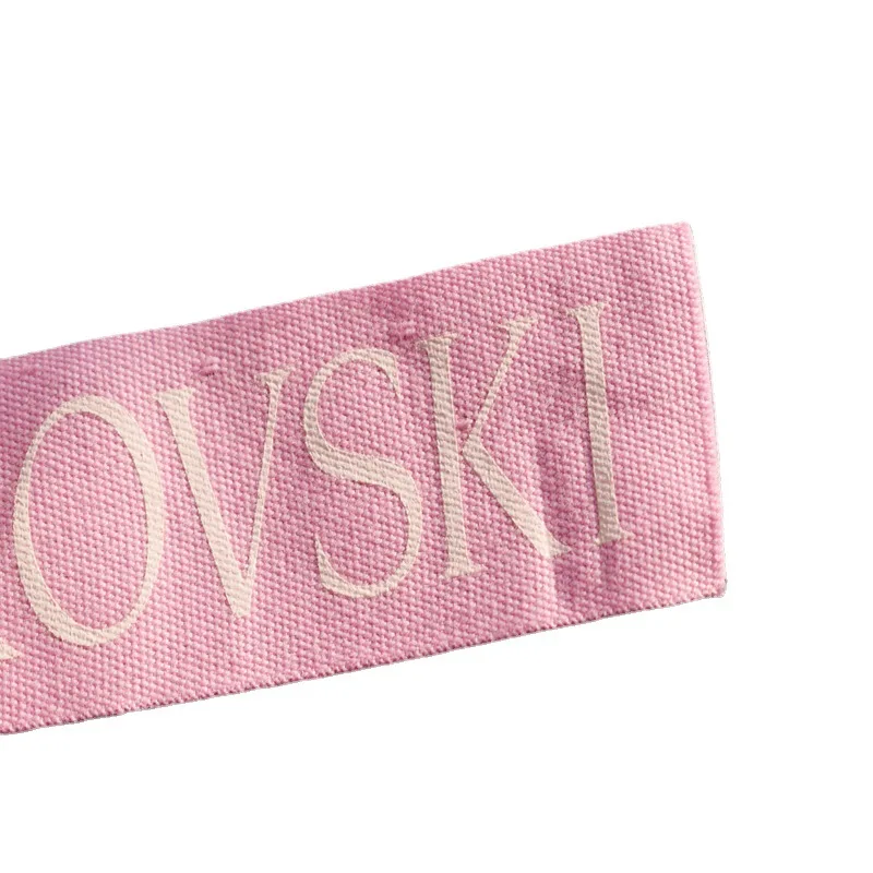 wholesale Low moq Jacquard pattern woven webbing  custom jacquard Lace embroidery jacquard cotton ribbon