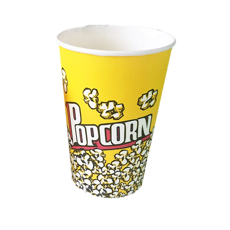 One-time Customized Logo Food-grade Paper Large Popcorn Box Popcorn Barrel Popcorn Bucket