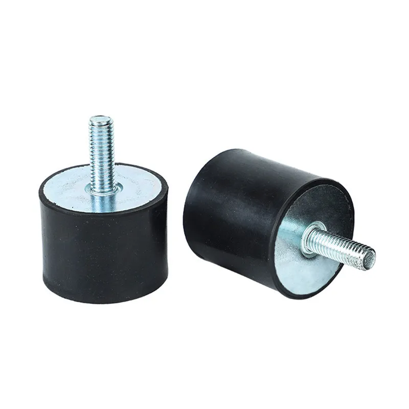 Rubber shock absorber fan motor equipment rubber shock pad double outer wire buffer screw rubber Vibration Absorber