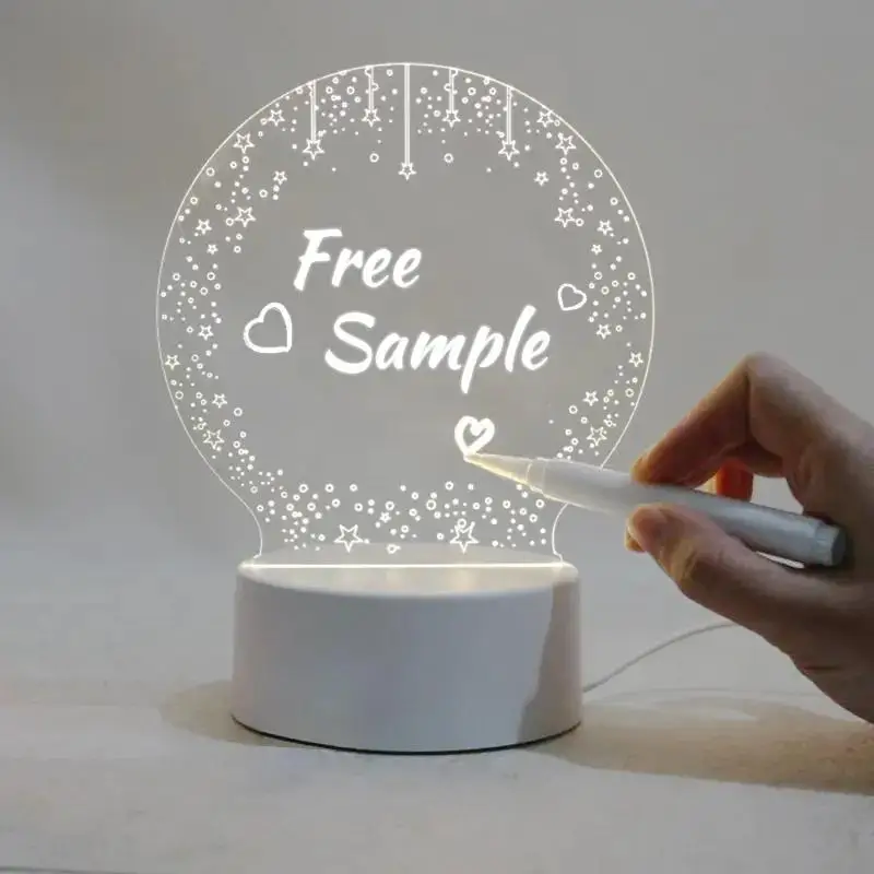 Best Selling Custom Night Light Acrylic Panel LED Night Light For Bedroom