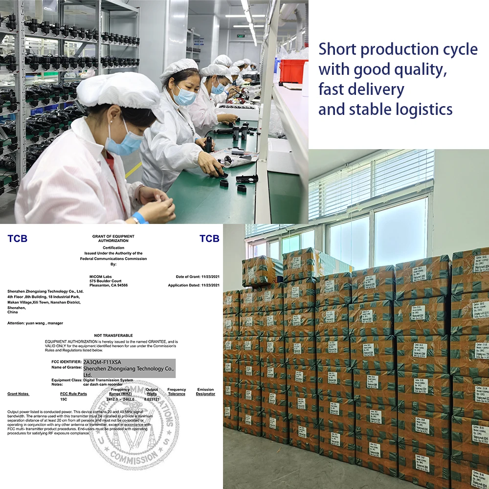 Factory Wholesale 1080P Car Camera WIFI Car Black Box Remote Installation Guide Night Vision WIFI Car Camera