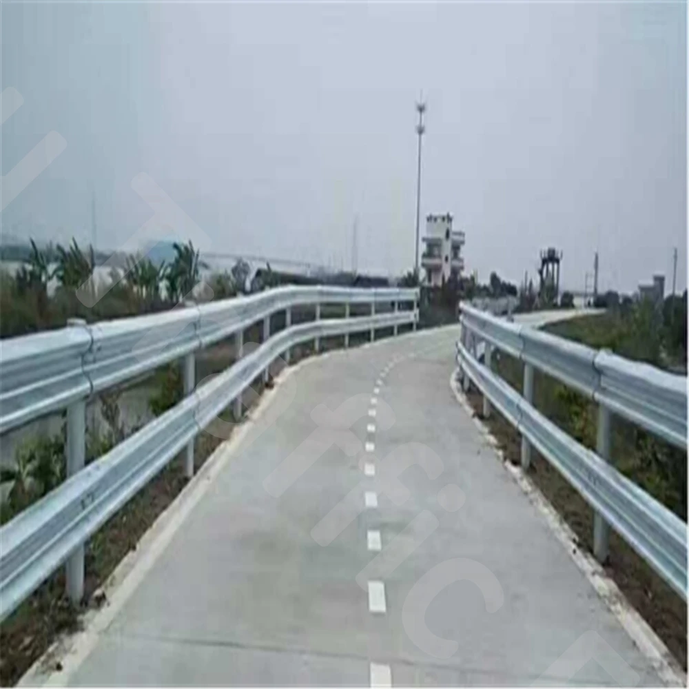 w-Beam Highway Guardrail Road Safety Products Steel Galvanized Road Bridge Anti Collision Barrier