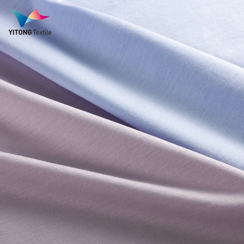 High Quality 40S/1 Mercerized Cotton Jersey Fabric 50% Cotton 50% Modal Fabric for Tshirt Clothing