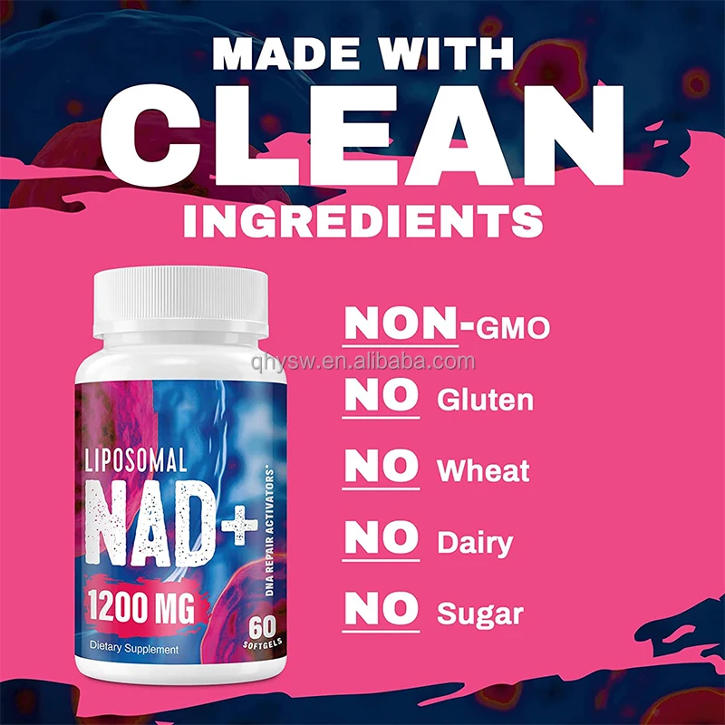 OEM Vegan Liposomal NAD softgels Boost Cellular Health Vegan Supplement NAD Liposomal Fisetin Softgels