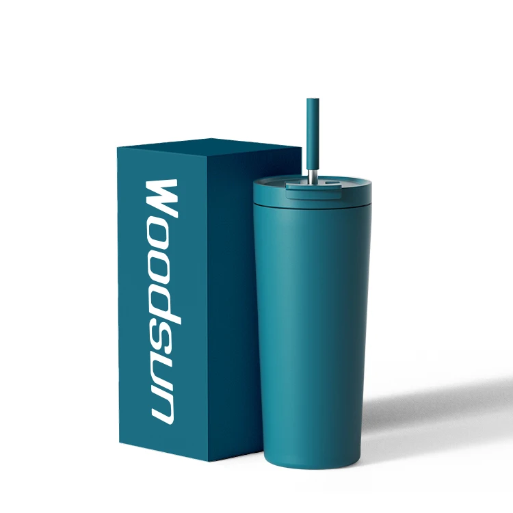 2024 Leisure Style Stainless Steel Vacuum Small Tumbler With Straw 24Oz