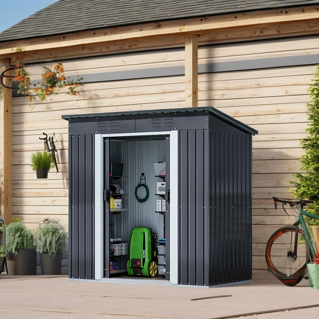 Custom or Standard Good Price Storage Sheds Metal Warehouse with Galvanized Steel Sheet
