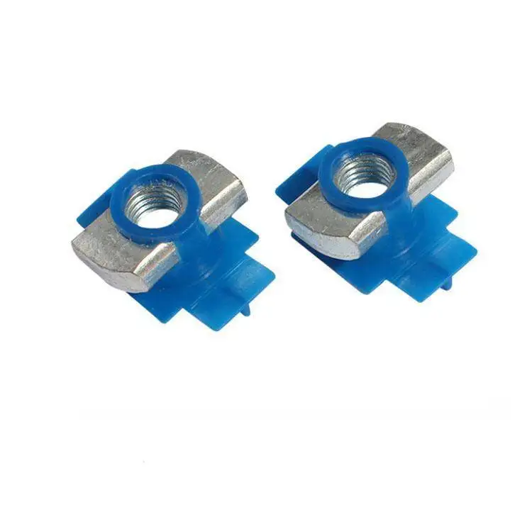 Yisen Factory manufacture Plastic wing nut channel spring nut  solar end clamps  high quality carbon steel