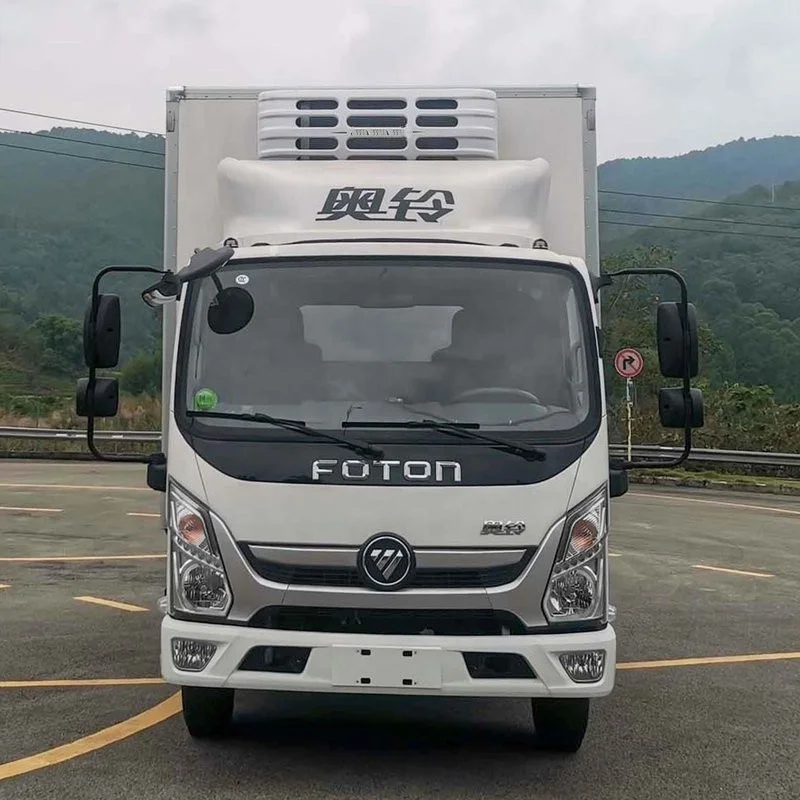 2023 Foton 4X2 3Ton 5Ton Freezer Cooling Truck Cold Food Transport Refrigerated Truck for Sale