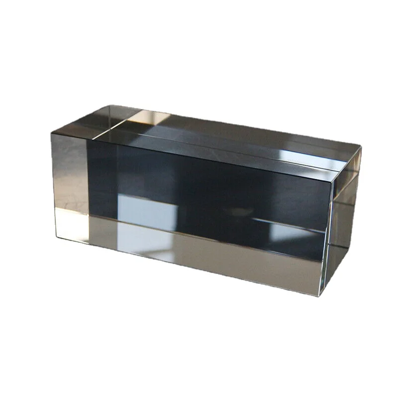 Artificial  clear Crystal Glass Cuboid Prism cube acrylic paperweight