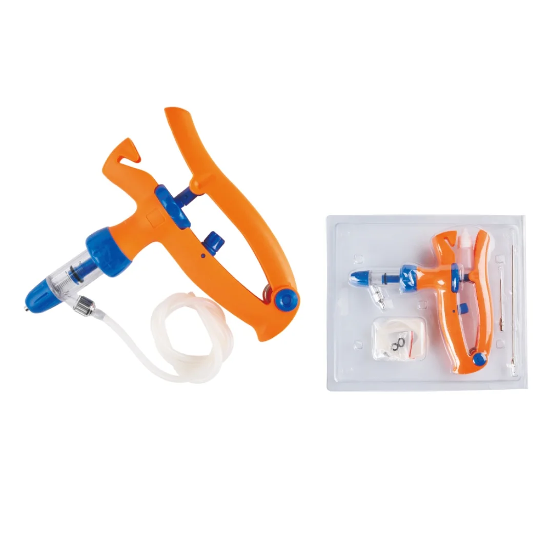 NL115 veterinary vaccine plastic automatic syringe with tube filling