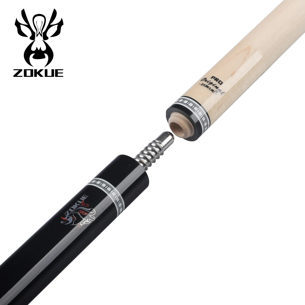 ZOKUE Korean 3 Cushion Carom Billiard Cue Korean 12mm Tip 142 cm Professional Carom Cue