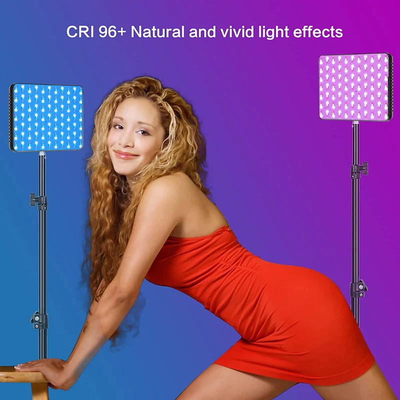 Sutefoto T176 3200-5500K 26W USB LED Video Studio Panel Light Kit photographic lighting for Photo/Video Shooting