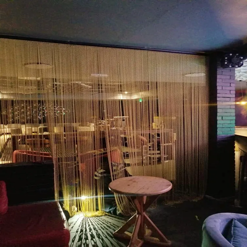 Hanging Metal Chain link Curtain Fly insects Screens