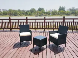 Removable Outdoor Set Outdoor wicker chair outdoor rattan furniture rattan chair three-piece