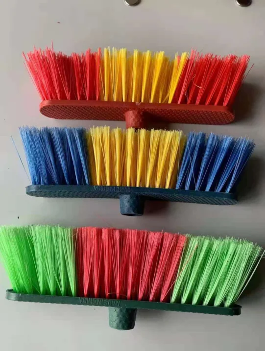 Hot sale cleaning broom head escoba de limpieza brush without pole palo Stick home use household recycle plastic customized OEM