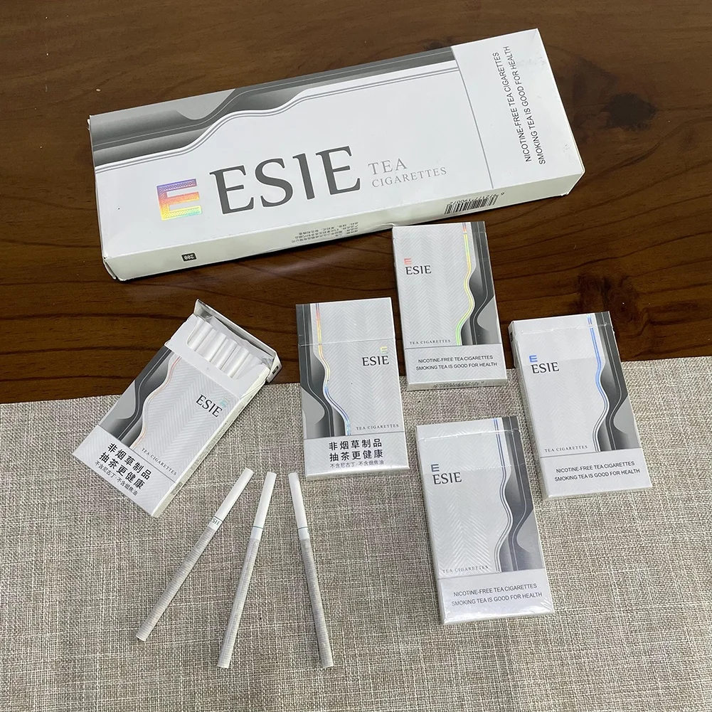 Сигареты ESIE для табака без никотина чистые легкие и броски курить здоровый белый жасмин травяные бутиковые
