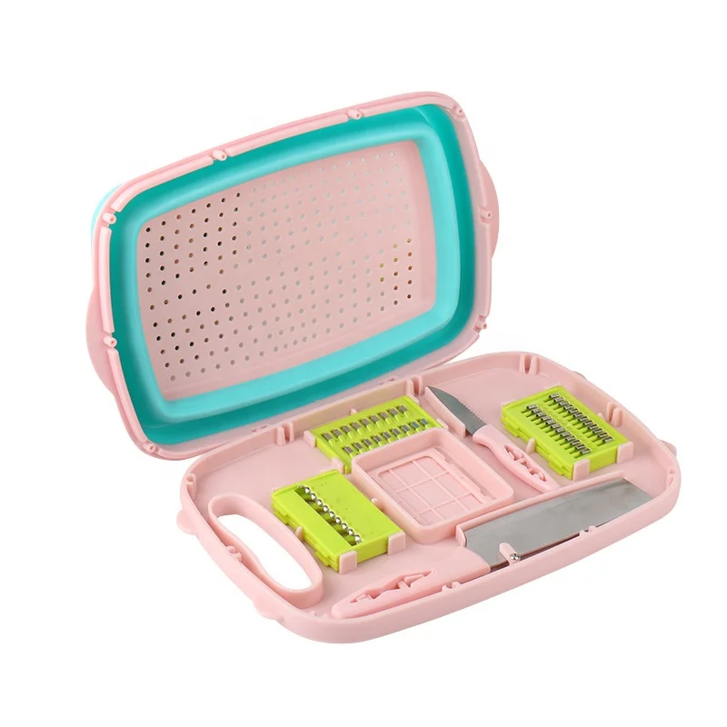 Многофункциональная разделочная доска с теркой и сетчатым фильтром, новый дизайн